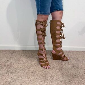 Slightly used; size 8.5